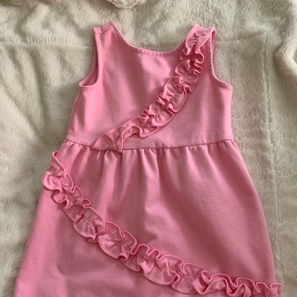 Light pink dress with a ruffle